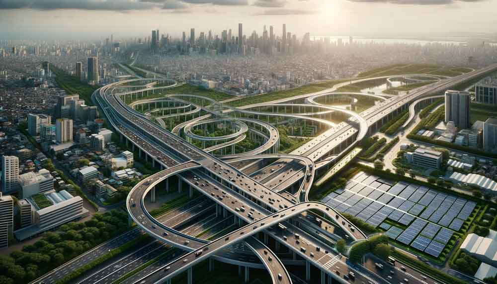 autostrade e città green in Asia