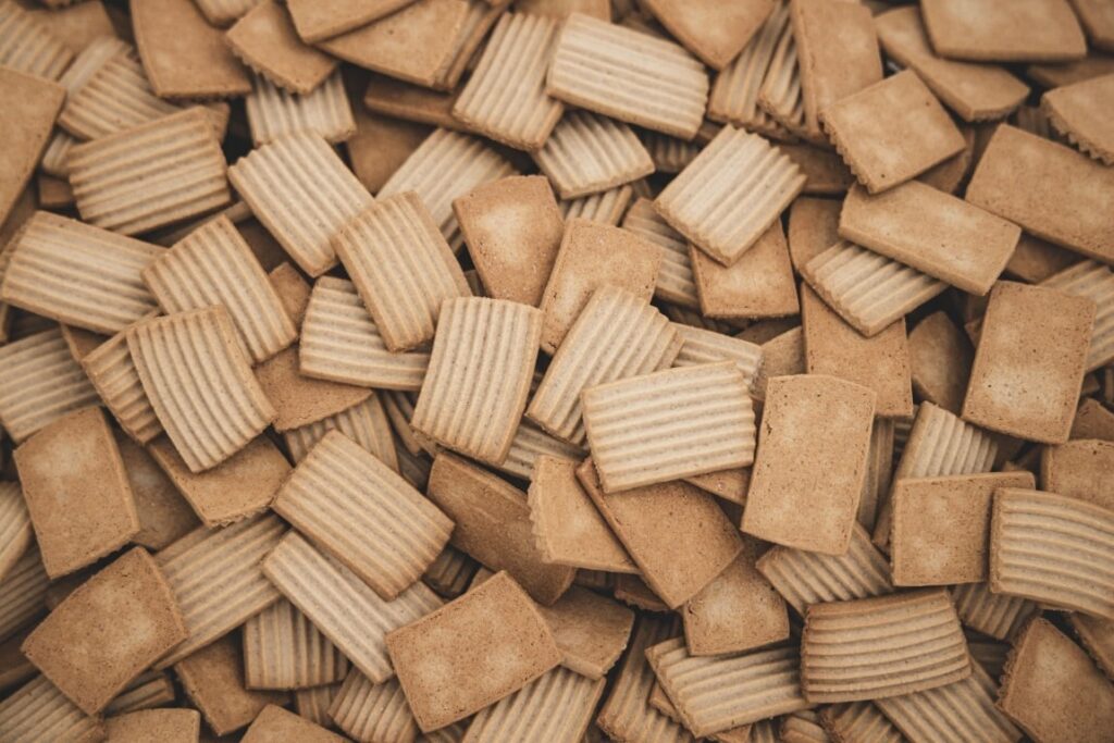 Fotografia dei prodotti della cooperativa L'Arcolaio