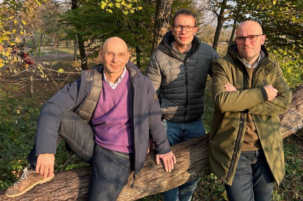 fotografia dei tre soci di DiversityBio: 3 SOCI - Stefano Zaninotti, Stefano Amadeo, Luigi Vignaduzzo