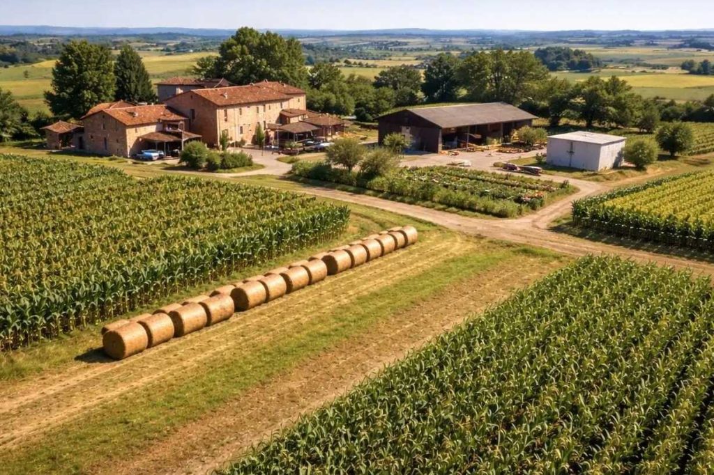 fotografia di un suolo di campagna
